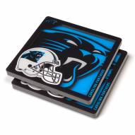 Carolina Panthers 3D Logo Series Coasters Set