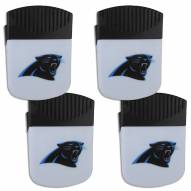 Carolina Panthers 4 Pack Chip Clip Magnet with Bottle Opener