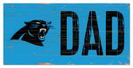 Carolina Panthers 6" x 12" Dad Sign