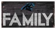 Carolina Panthers 6" x 12" Family Sign