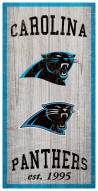 Carolina Panthers 6" x 12" Heritage Sign