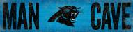 Carolina Panthers 6" x 24" Man Cave Sign