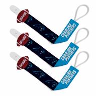 Carolina Panthers Baby Pacifier Clips