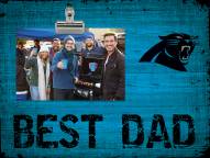 Carolina Panthers Best Dad Clip Frame
