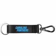 Carolina Panthers Black Strap Key Chain