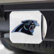 Carolina Panthers Chrome Color Hitch Cover