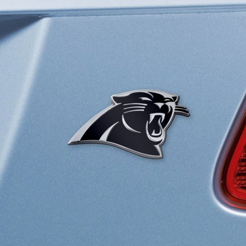 Carolina Panthers Chrome Metal Car Emblem