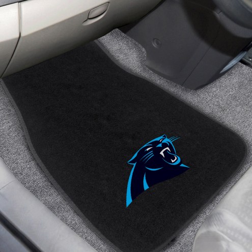 Carolina Panthers Embroidered Car Mats