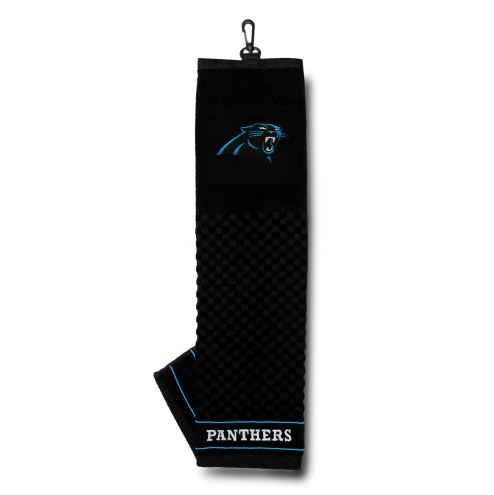 Carolina Panthers Embroidered Golf Towel