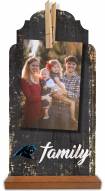 Carolina Panthers Family Tabletop Clothespin Picture Holder