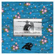 Carolina Panthers Floral 10" x 10" Picture Frame