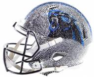 Carolina Panthers Full Size Swarovski Crystal Football Helmet