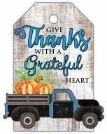 Carolina Panthers Gift Tag and Truck 11" x 19" Sign