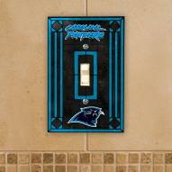 Carolina Panthers Glass Single Light Switch Plate Cover