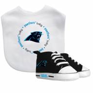 Carolina Panthers Infant Bib & Shoes Gift Set