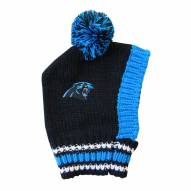 Carolina Panthers Knit Dog Hat