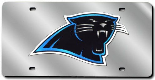 Carolina Panthers Laser Cut License Plate