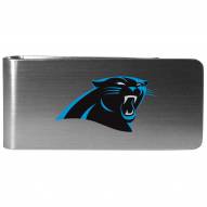 Carolina Panthers Logo Steel Money Clip