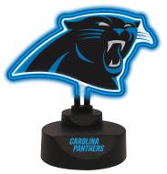 Carolina Panthers Team Logo Neon Light