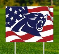 Carolina Panthers Patriotic Yard Sign