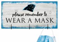 Carolina Panthers Please Wear Your Mask Sign