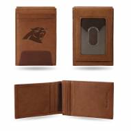 Carolina Panthers Premium Leather Front Pocket Wallet