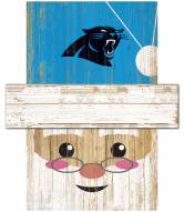 Carolina Panthers Santa Head Sign