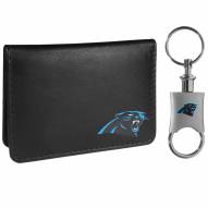 Carolina Panthers Weekend Bi-fold Wallet & Valet Key Chain