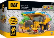 Caterpillar Dump Truck 36 Piece Shaped Floor Puzzle