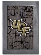 Central Florida Knights 11" x 19" City Map Framed Sign