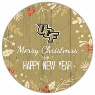 Central Florida Knights 12" Merry Christmas & Happy New Year Sign