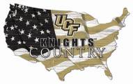 Central Florida Knights 15" USA Flag Cutout Sign