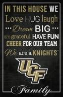 Central Florida Knights 17" x 26" In This House Sign