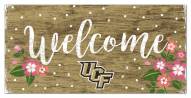 Central Florida Knights 6" x 12" Floral Welcome Sign