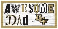 Central Florida Knights Awesome Dad 6" x 12" Sign