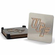 Central Florida Knights Boasters Stainless Steel Coasters - Set of 4