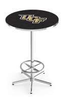 Central Florida Knights Chrome Bar Table with Foot Ring