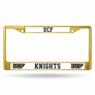 Central Florida Knights Colored Chrome License Plate Frame