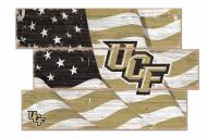 Central Florida Knights Flag 3 Plank Sign