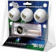 Central Florida Knights Golf Ball Gift Pack with Kool Tool