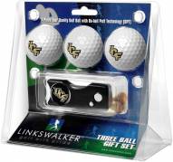 Central Florida Knights Golf Ball Gift Pack with Spring Action Divot Tool