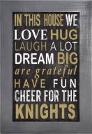 Central Florida Knights In This House 11" x 19" Framed Sign