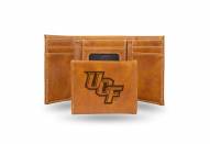 Central Florida Knights Laser Engraved Brown Trifold Wallet