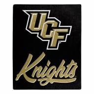 Central Florida Knights Signature Raschel Throw Blanket
