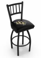 Central Florida Knights Swivel Bar Stool with Jailhouse Style Back
