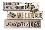 Central Florida Knights Welcome 3 Plank Sign