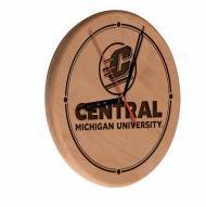 Central Michigan Chippewas Laser Engraved Wood Clock