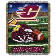 Central Michigan Chippewas Home Field Advantage Throw Blanket