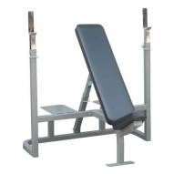 Champion Barbell Adjustable Incline Weight Bench with Spotter Platform