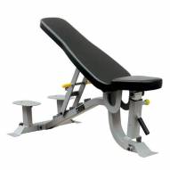Champion Barbell Wheeled Adjustable Weight Bench with Spotter's Platform